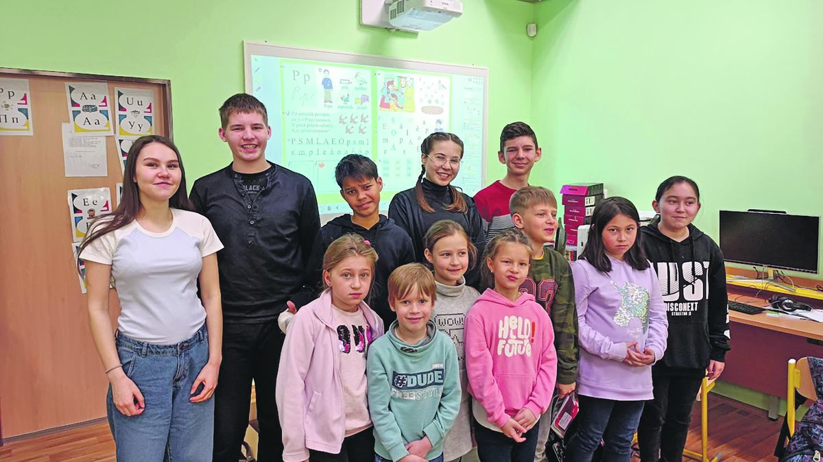 Ukrajinské děti odvedly ty české od počítačů a telefonů